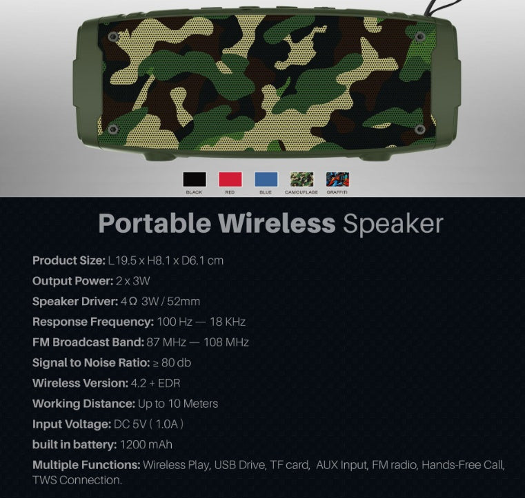 Experience Sound Like Never Before with Our Portable Bluetooth Speaker